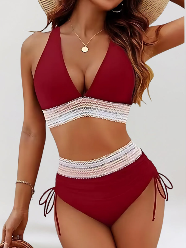 Willa – High-Waisted Bikini Set with Tummy Control