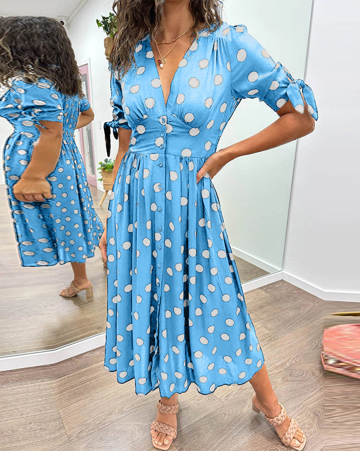 Ivrinara- Elegant Midi Dress