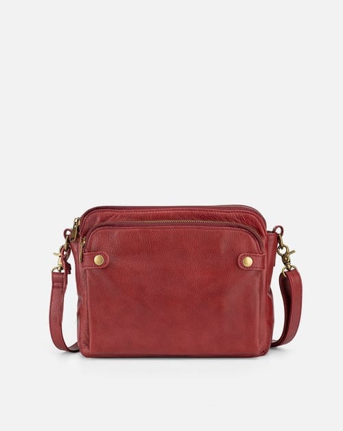 Aelira - Sleek Three Layer Crossbody Bag