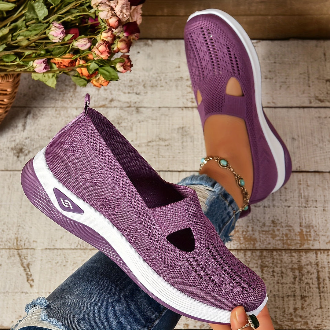 Morgan - Lightweight Knit Slip Ons