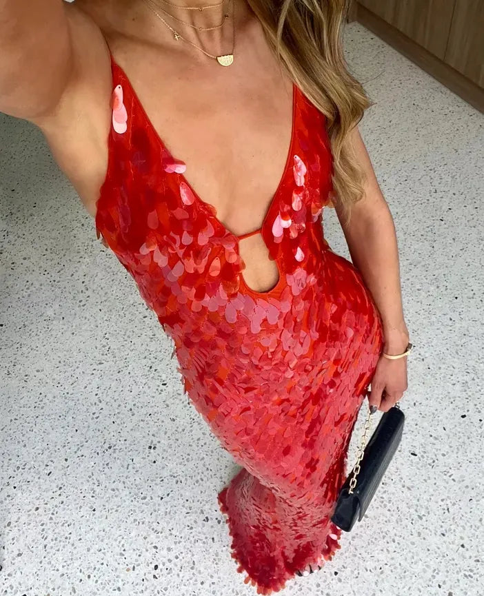 Anabelle | Sequin Maxi Long Dress
