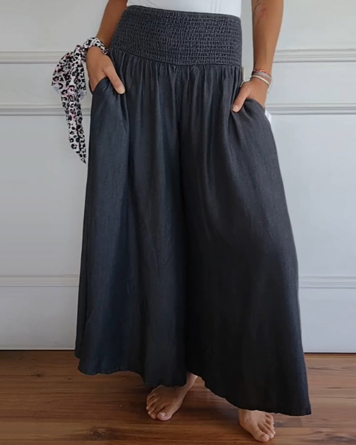 Elarisse  - Pants with Elastic Waist