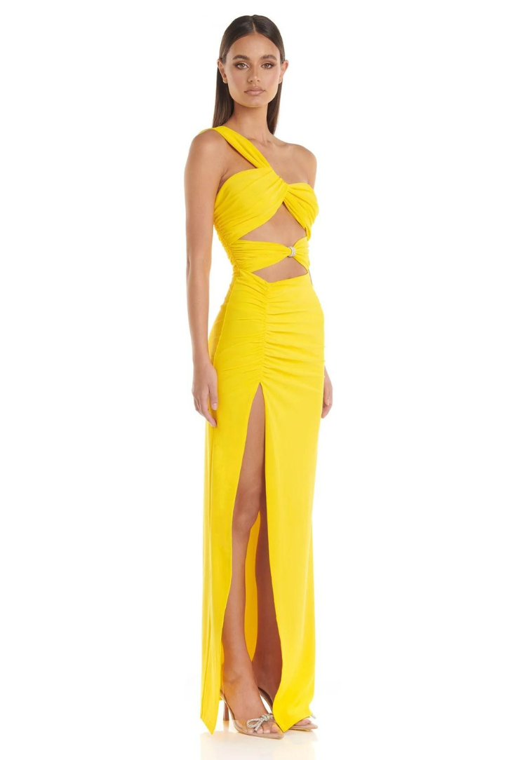 Lilah | One Shoulder Maxi Dress