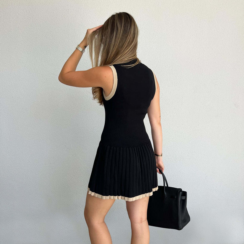 Leah - Ribbed Mini Dress