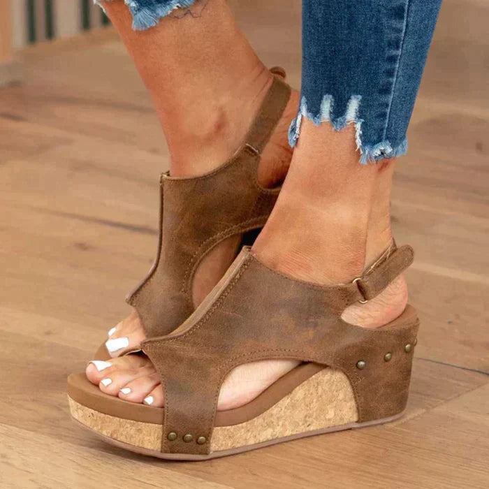 Abigail - Stylish Wedge Sandals