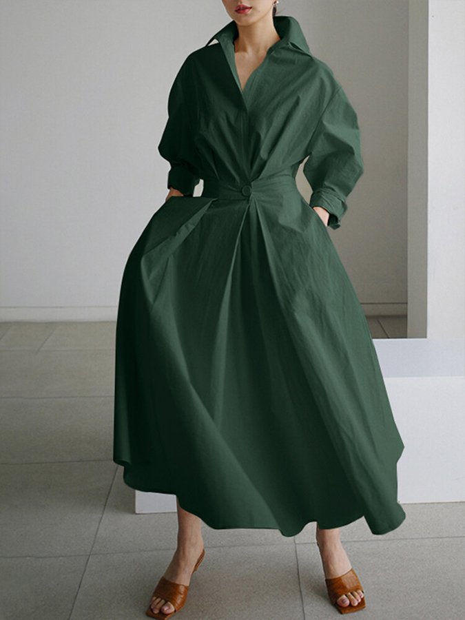 Estrella – Tailored Waist Maxi Dress