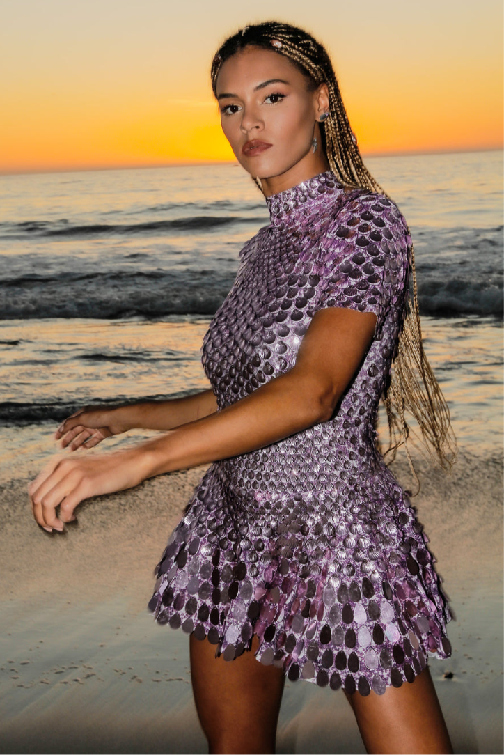 Leilani | High Neck Mini Dress