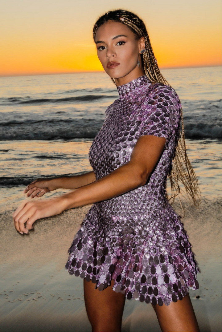 Leilani | High Neck Mini Dress