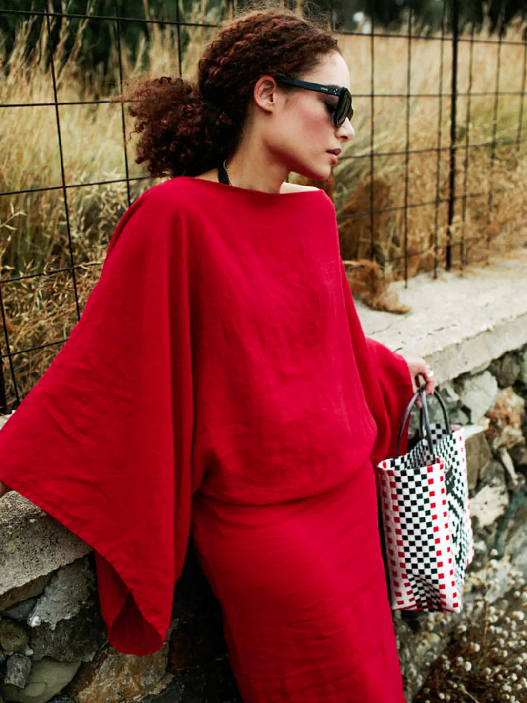 FREYA | Retro Linen Dress