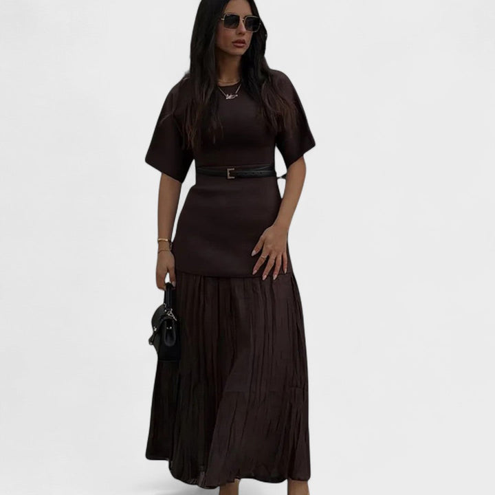 Fionara - Pleated Maxi Dress