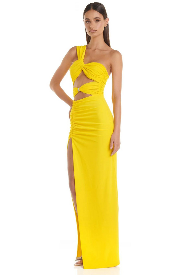 Lilah | One Shoulder Maxi Dress
