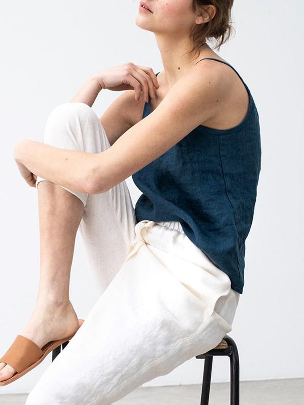 Amandira - Relaxed Spaghetti Strap Top