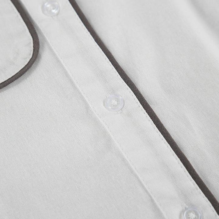Olyssia  - Belted Button-Up Set