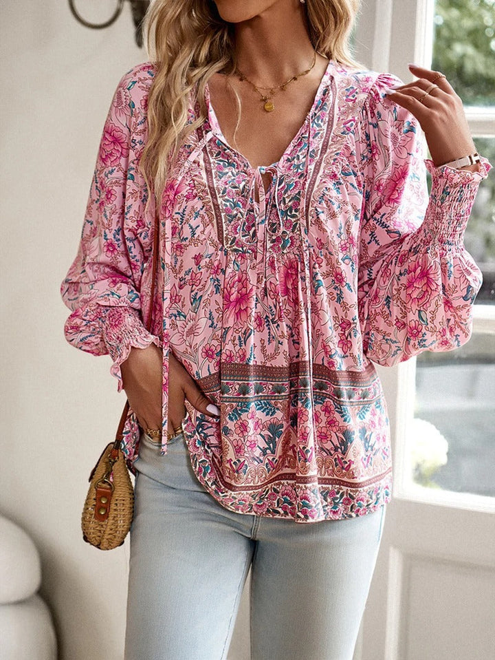 Tova -  Summer Floral Top