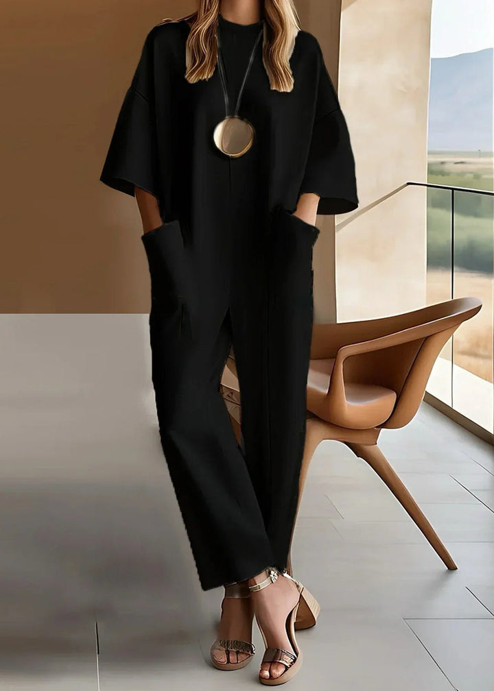 Rylee - Elegant Short Sleeve Jumpsuit