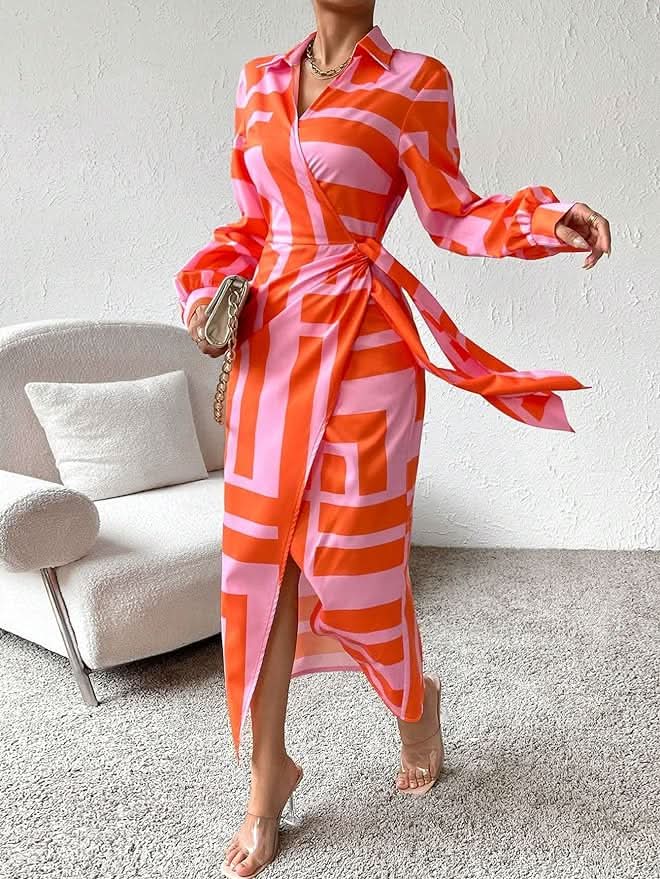 Astoria – Graceful Wrap Midi Dress