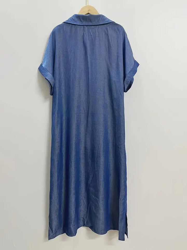 Aurelia - Chic Pocket Shirt Dress