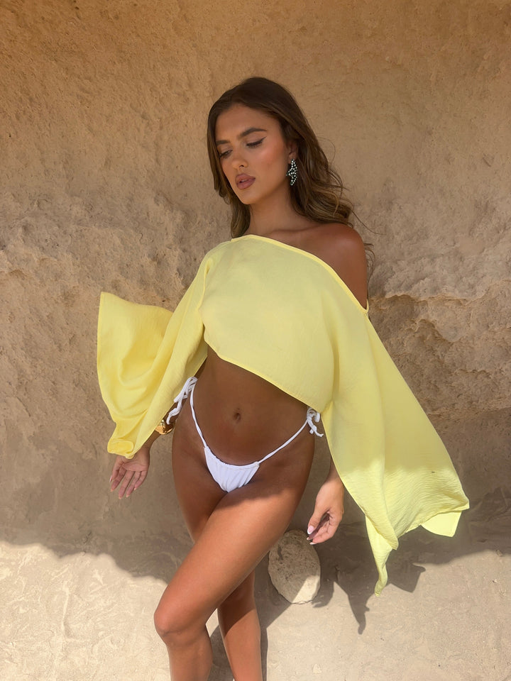 Kendall | Lemon Sarong Set
