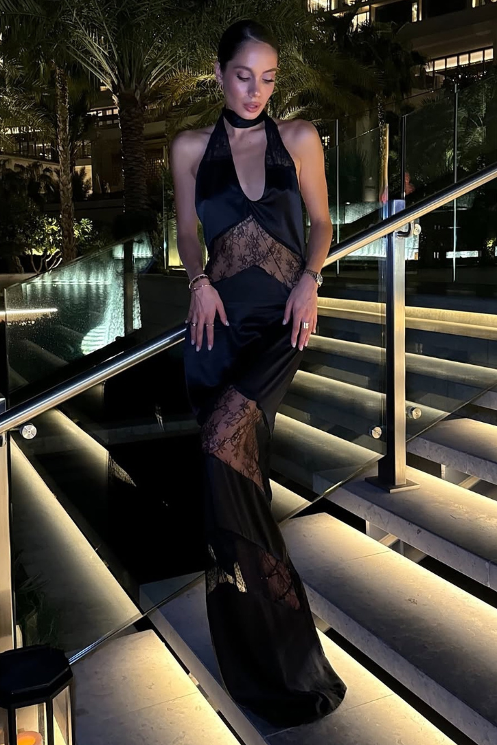 Melioraenys - Lace Maxi Dress