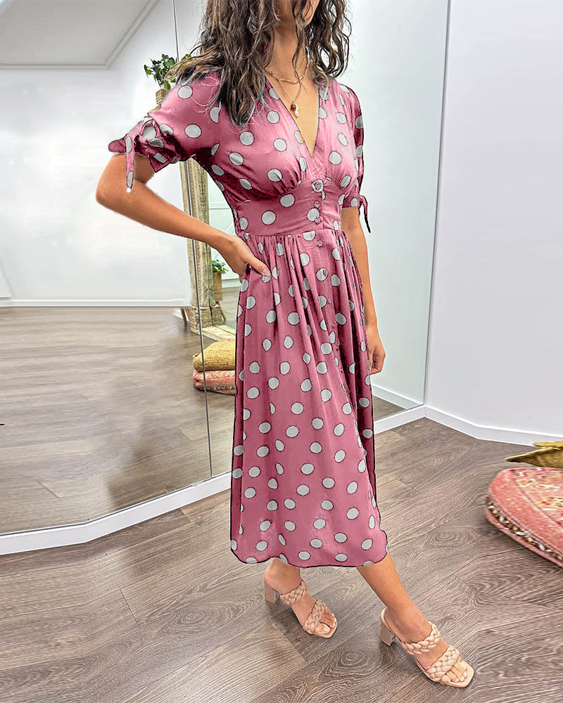 Ivrinara- Elegant Midi Dress