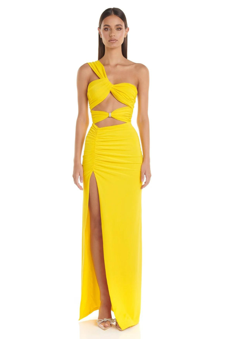 Lilah | One Shoulder Maxi Dress