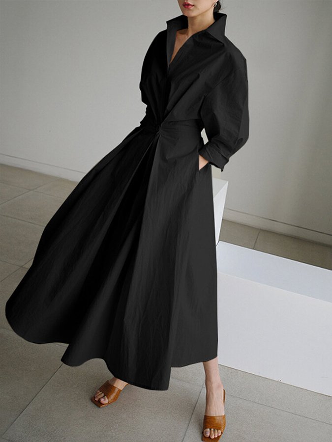 Estrella – Tailored Waist Maxi Dress