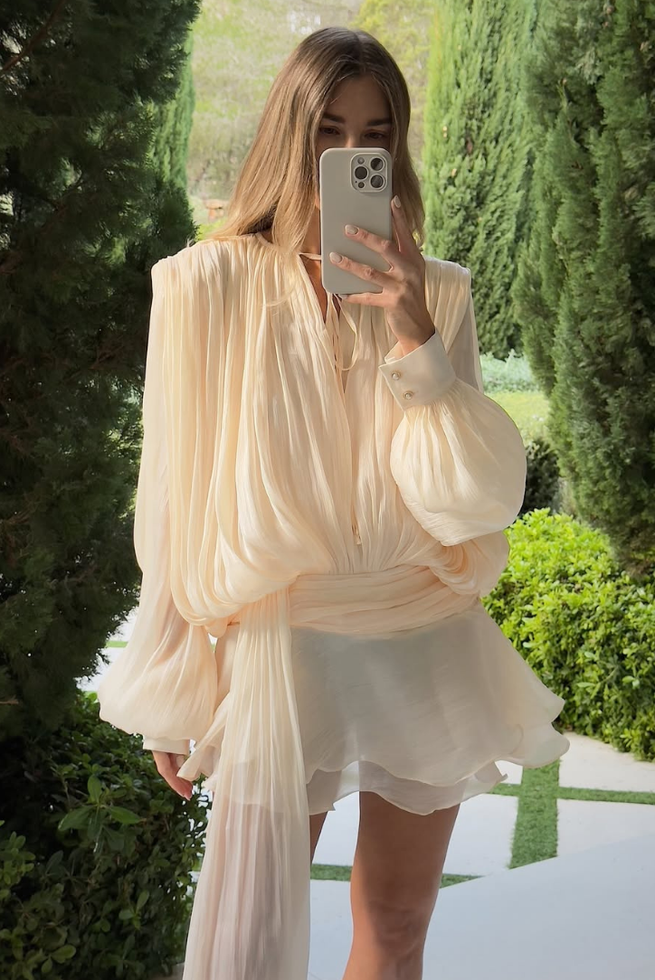 Delynora - Ruffle Mini Dress
