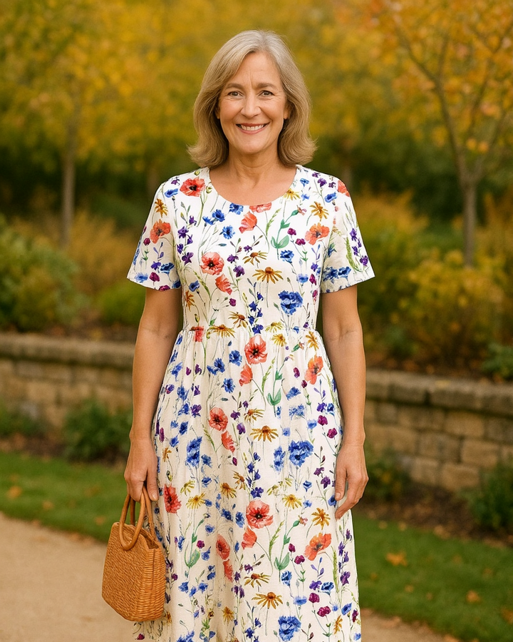 Amelith – Floral Midi Dress