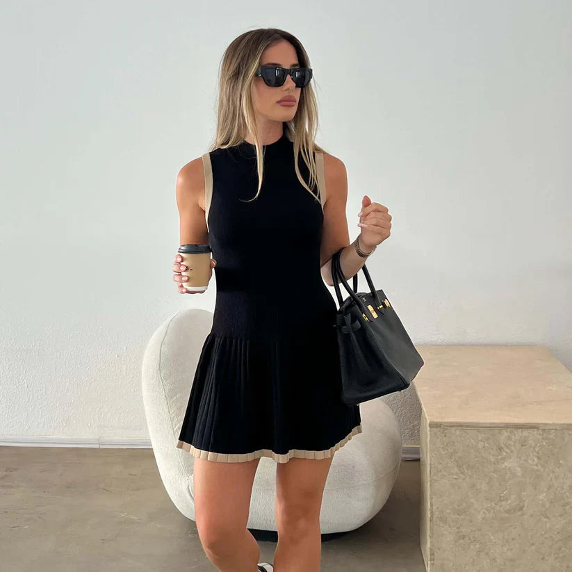 Leah - Ribbed Mini Dress