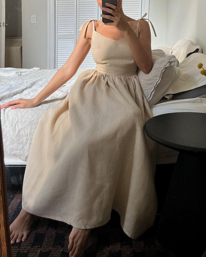 Zeraphine - Chic Tie-Strap Dress