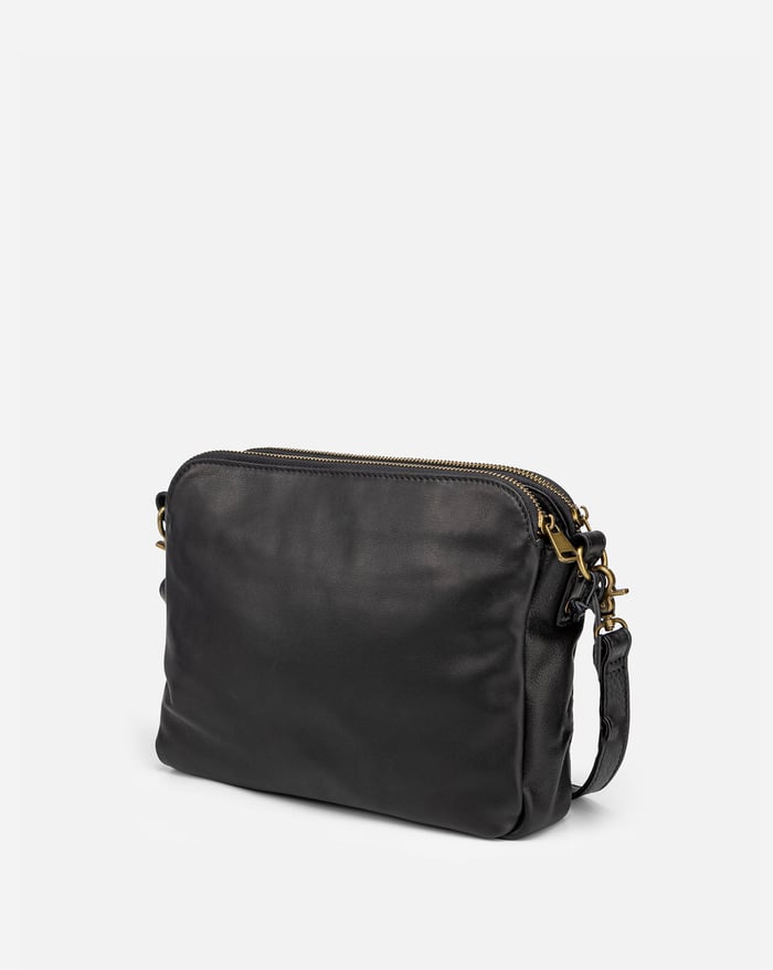 Aelira - Sleek Three Layer Crossbody Bag