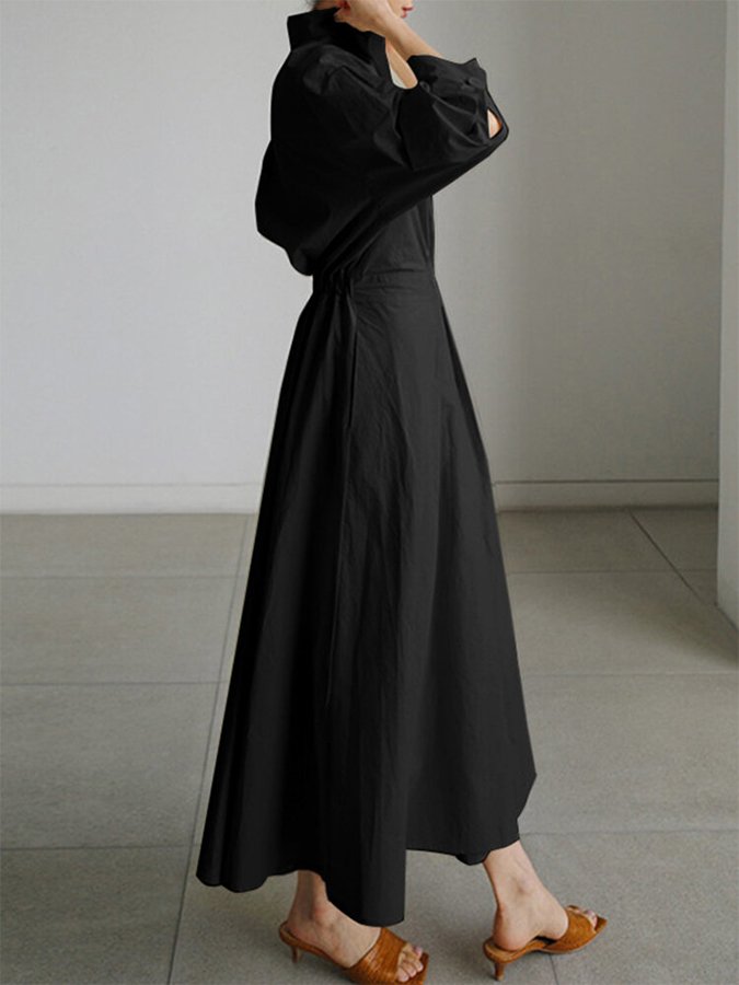Estrella – Tailored Waist Maxi Dress