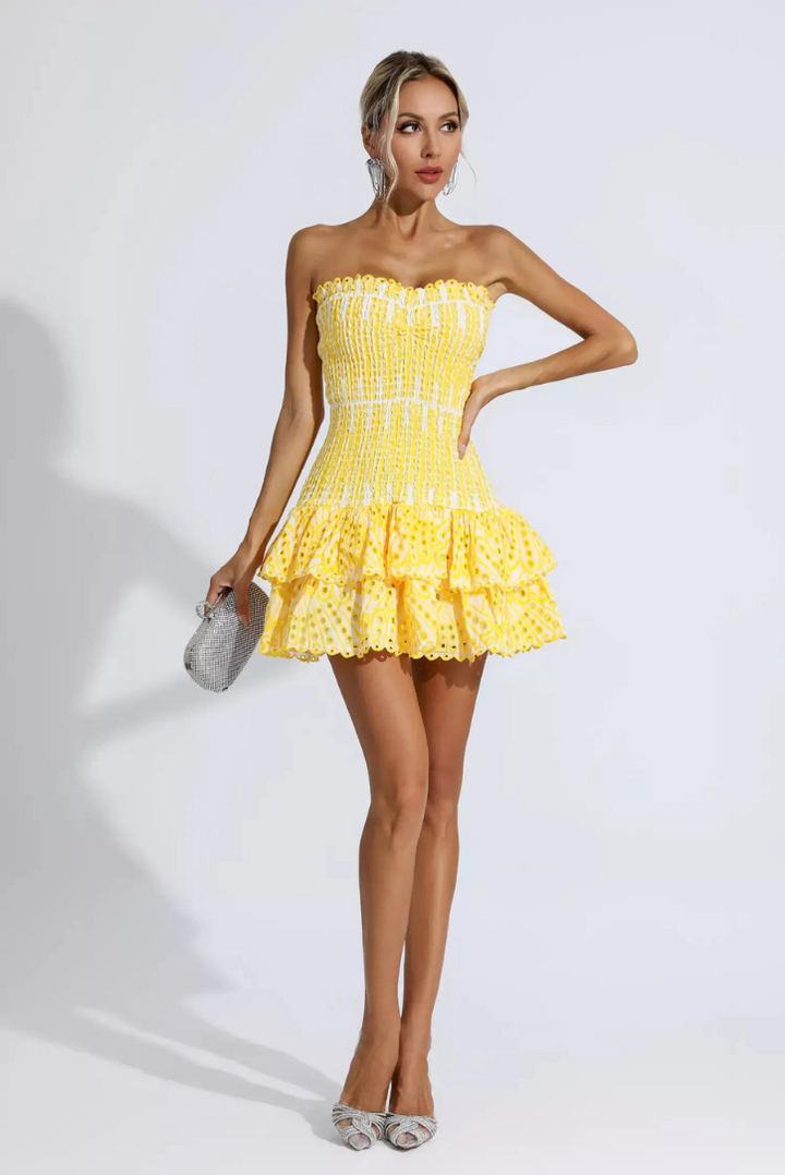 Anya - Ruffle Mini Dress