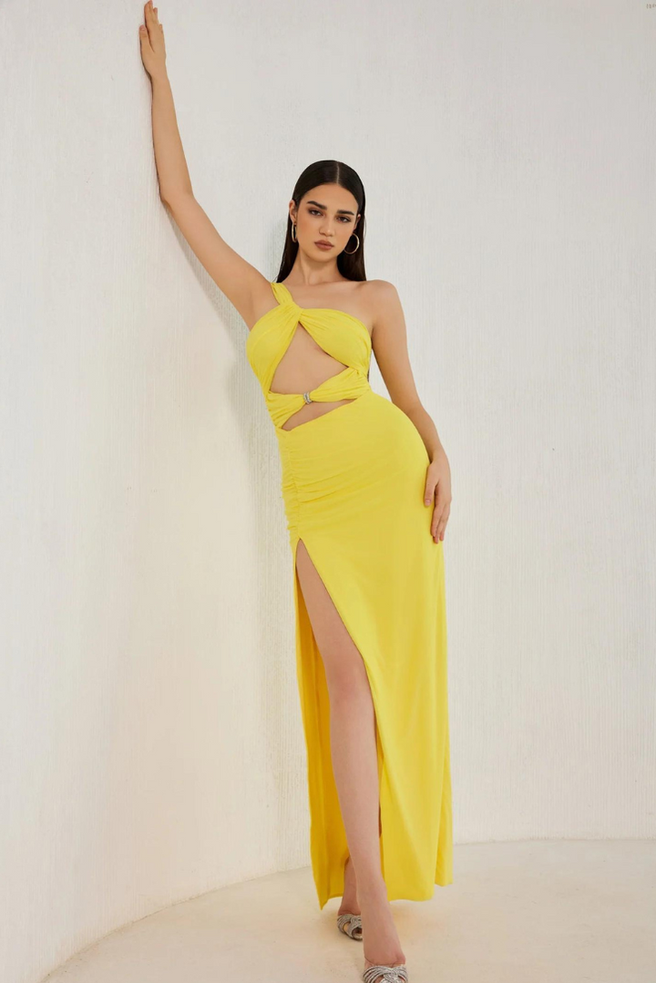Lilah | One Shoulder Maxi Dress