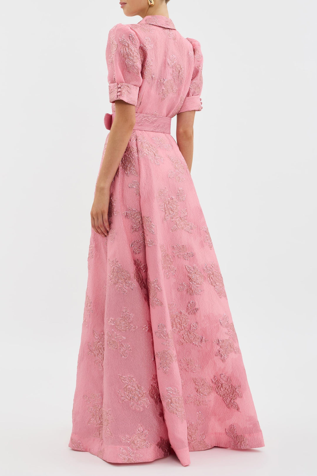 Kaiya - Short dress with puff sleeves