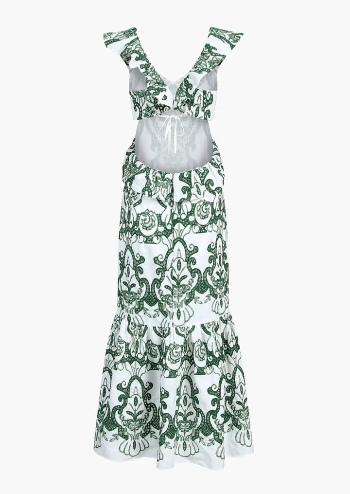 Haven - Ruffled Maxi Dress