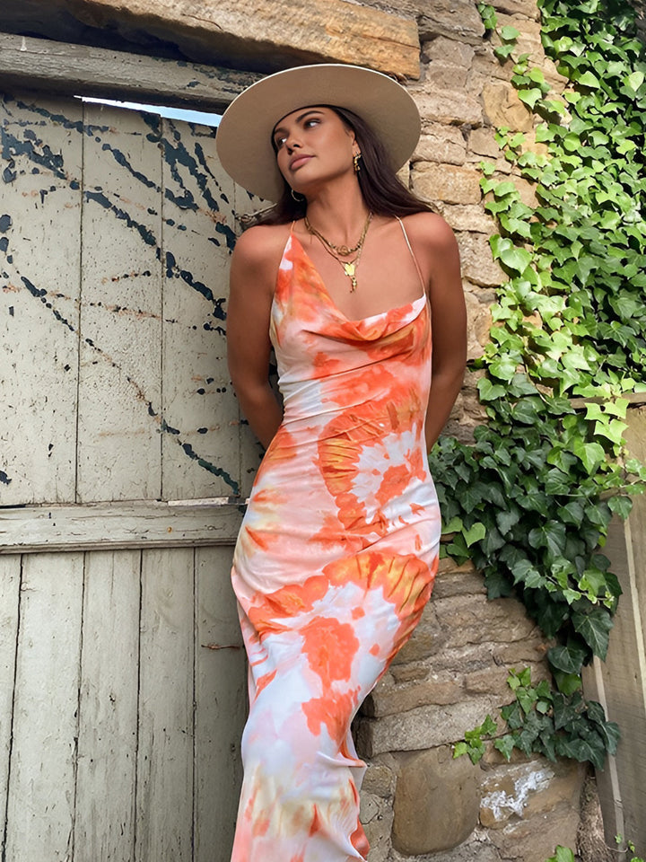 Galilea - Tropical Floral Maxi Dress