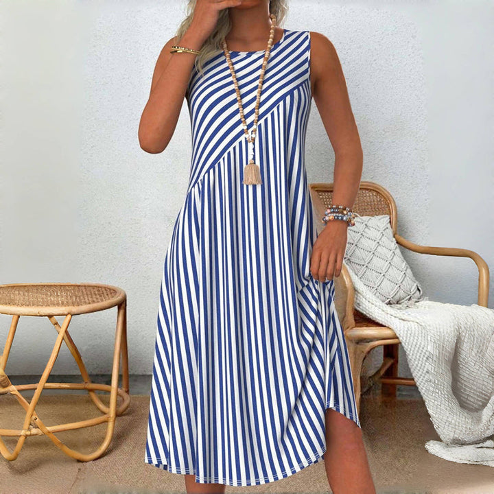 Paige - Sleeveless striped summer dress
