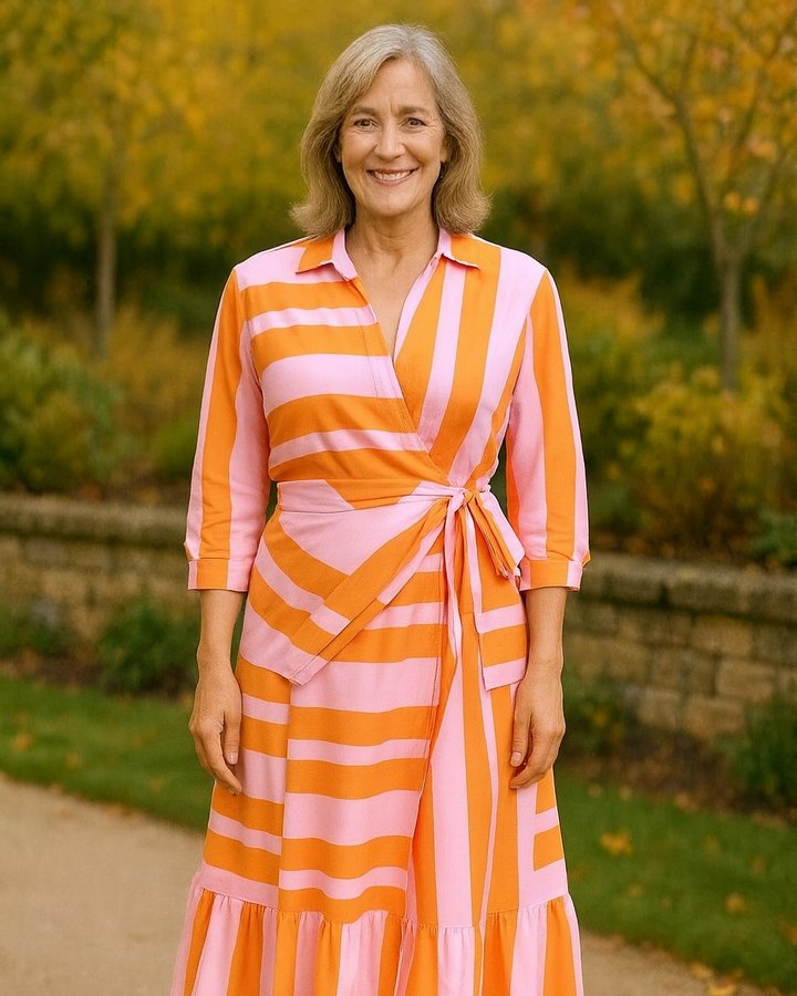 Astoria – Graceful Wrap Midi Dress