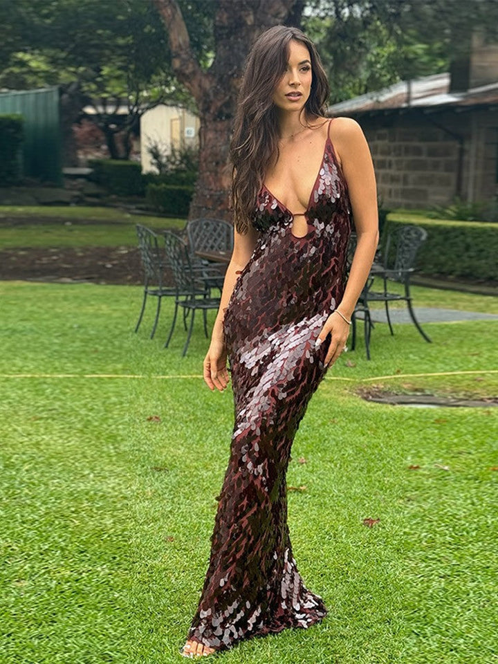 Anabelle | Sequin Maxi Long Dress