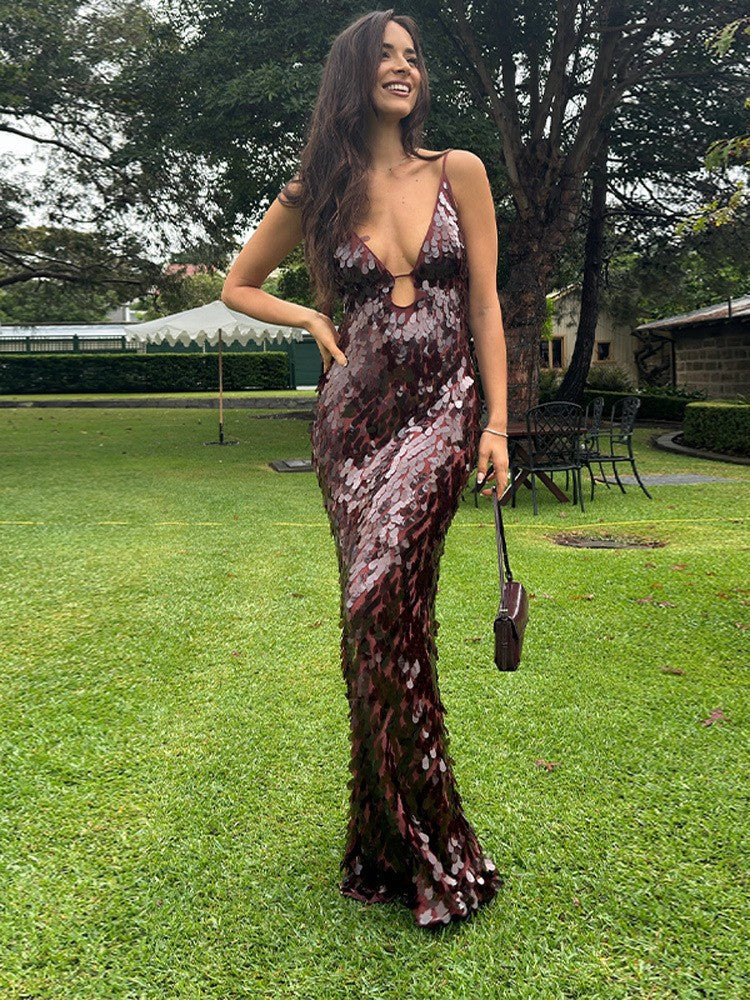Anabelle | Sequin Maxi Long Dress