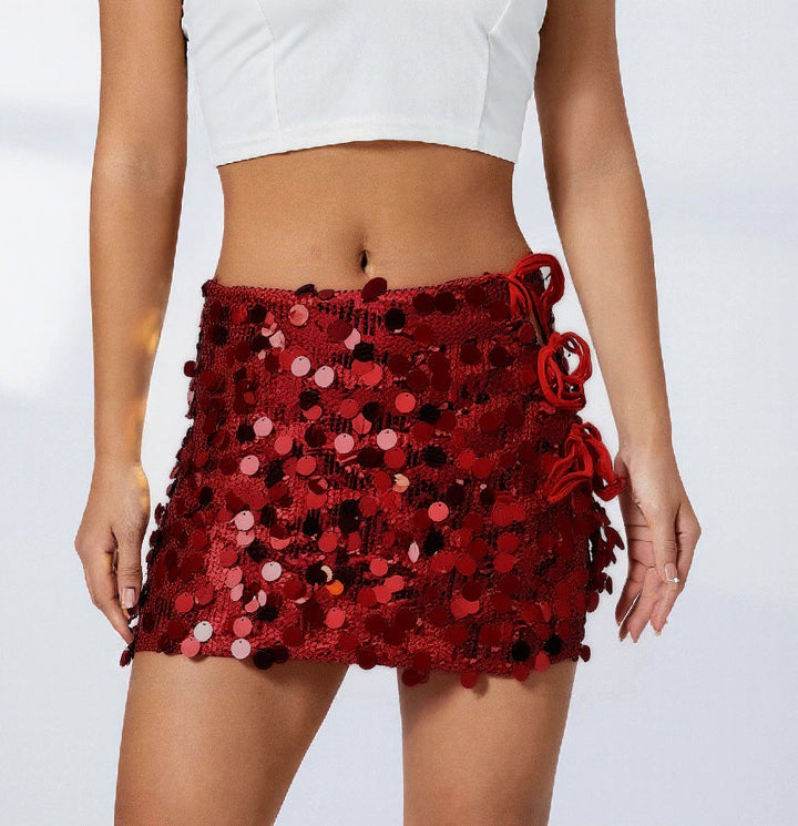 Juliet | Glitter Sequin Mini Skirt