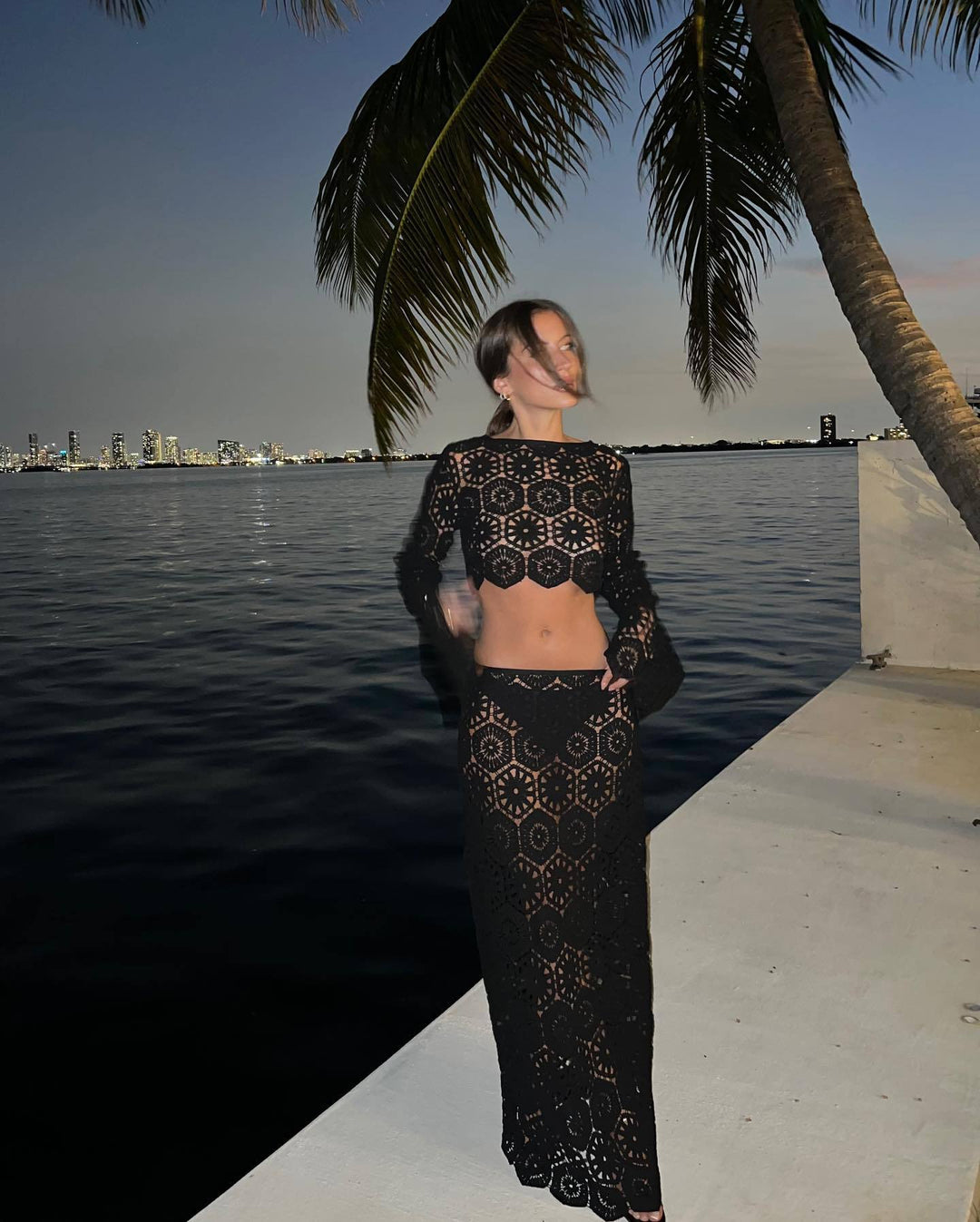 Aubriella - Long Sleeve Wrap Set