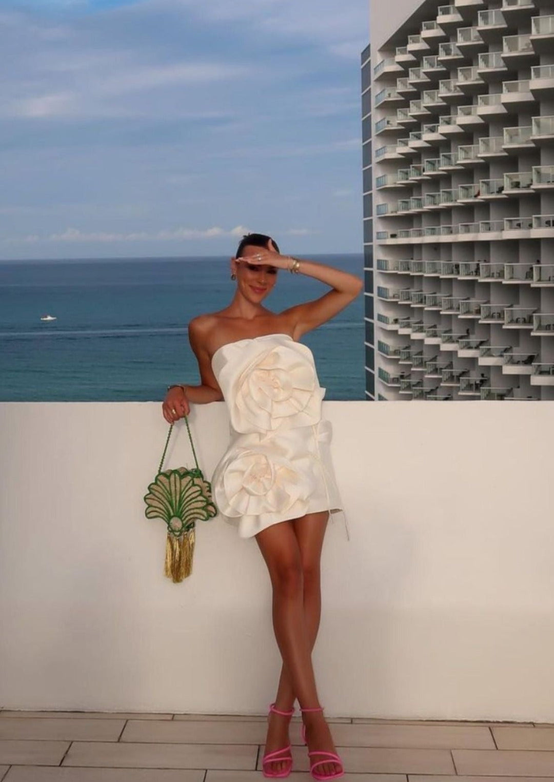 Aeviraen - Flower Mini Dress