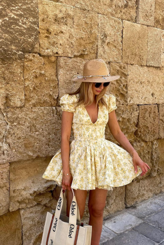 Vivienne - Floral Mini Dress