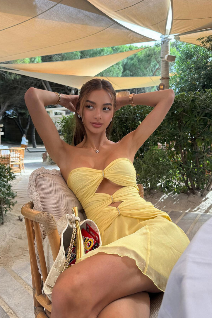 Liana | Golden Rings Mini Dress
