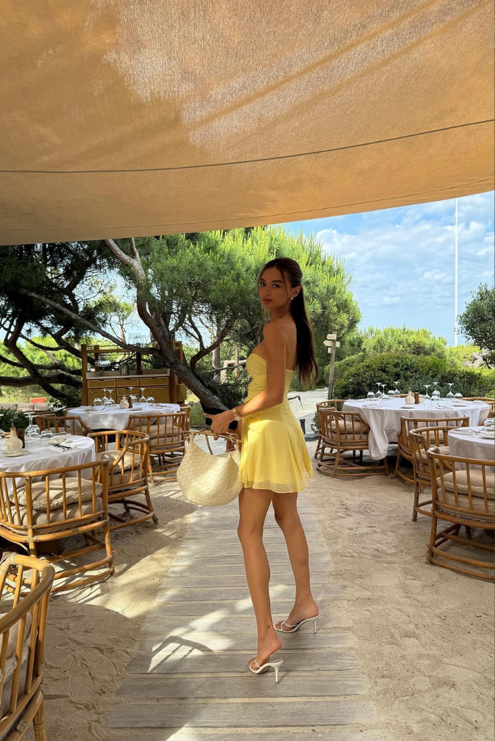 Liana | Golden Rings Mini Dress