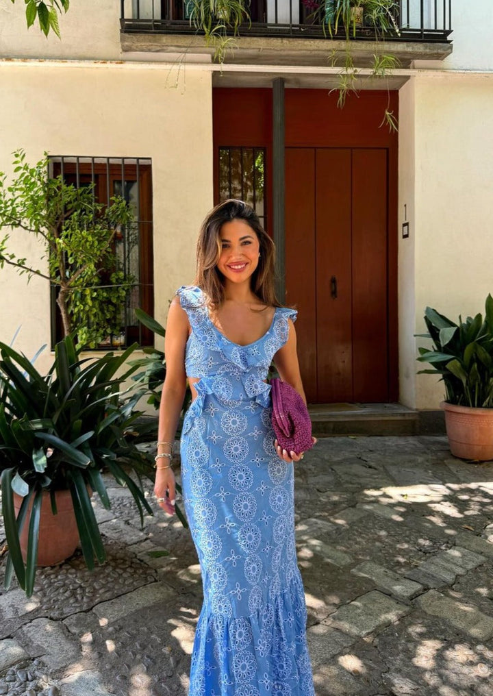 Camila - Ruffled Maxi Dress