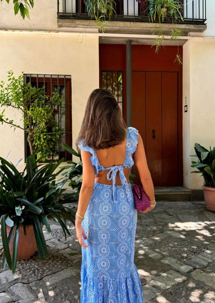 Camila - Ruffled Maxi Dress
