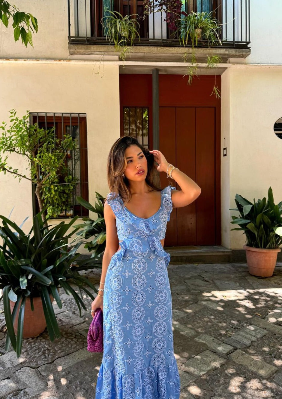 Camila - Ruffled Maxi Dress